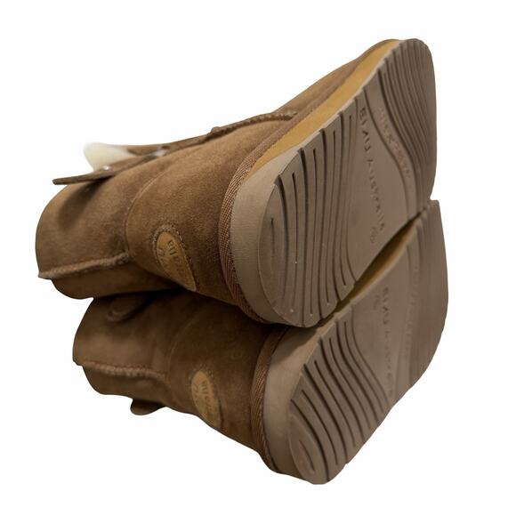 EMU Australia Womens Summerlands Sheepskin Suede Ankle Boots US 8 EU 39 Brown - Picture 10 of 12